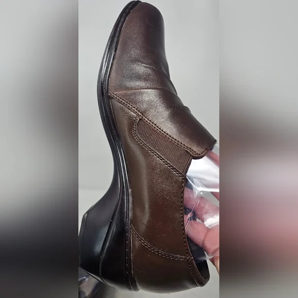 Thom McAn Women's Deidre Brown Leather Casual Comfort Clogs Size 10 - Picture 7 of 16